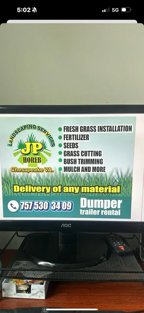 Local residential landscaping for beautiful yards in Chesapeake, VA by JP Horeb Landscaping And More With License and Insurance