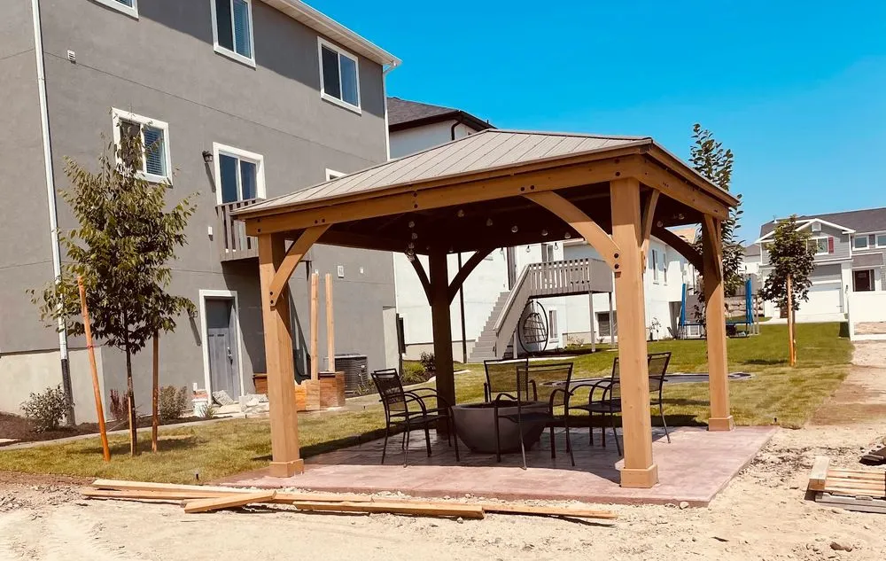 Custom landscape installation for homes in American Fork, UT by JP Landscape Services