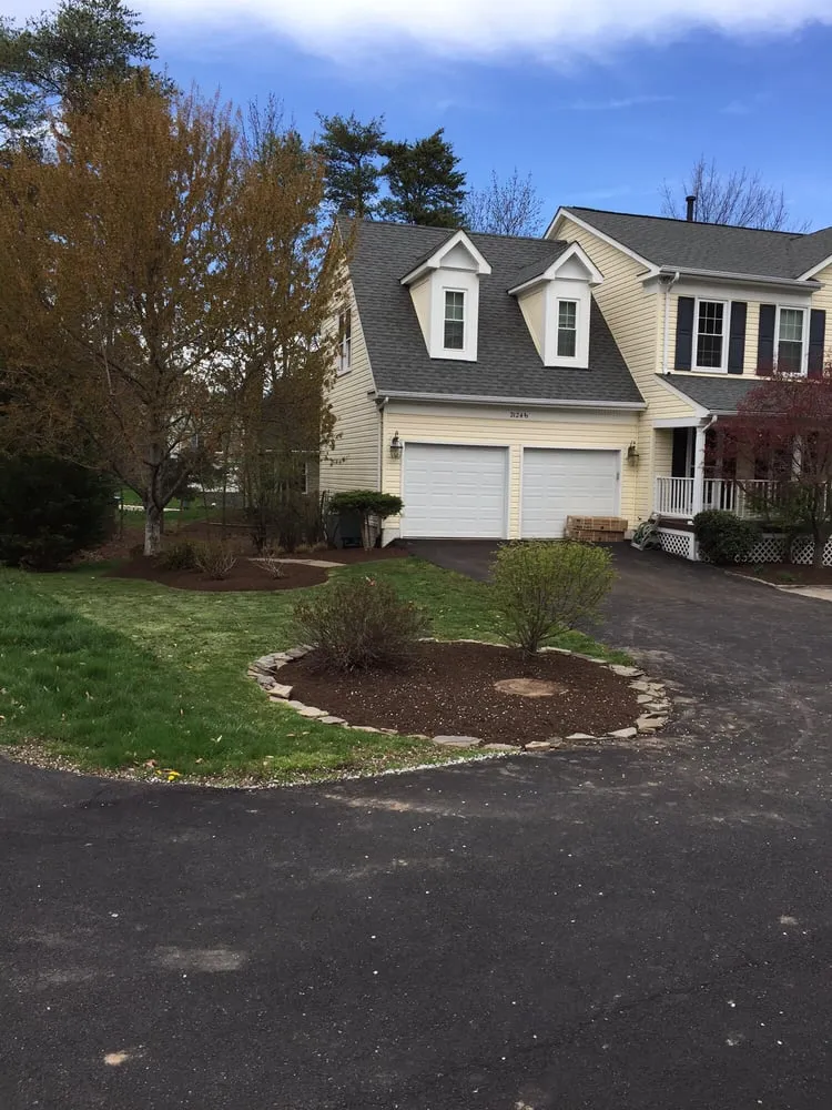 Custom landscape installation in Leesburg, VA by JP Landscaping