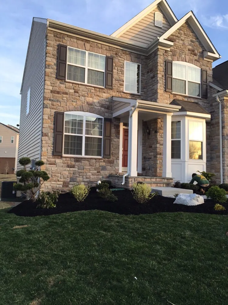 Custom garden landscaping in Leesburg, VA by JP Landscaping
