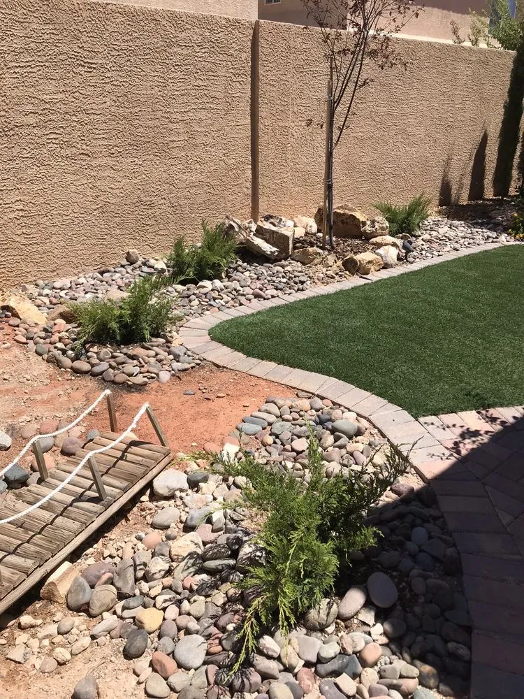 Expert garden landscaping for beautiful yards in Las Vegas, NV by JP Lawn Service