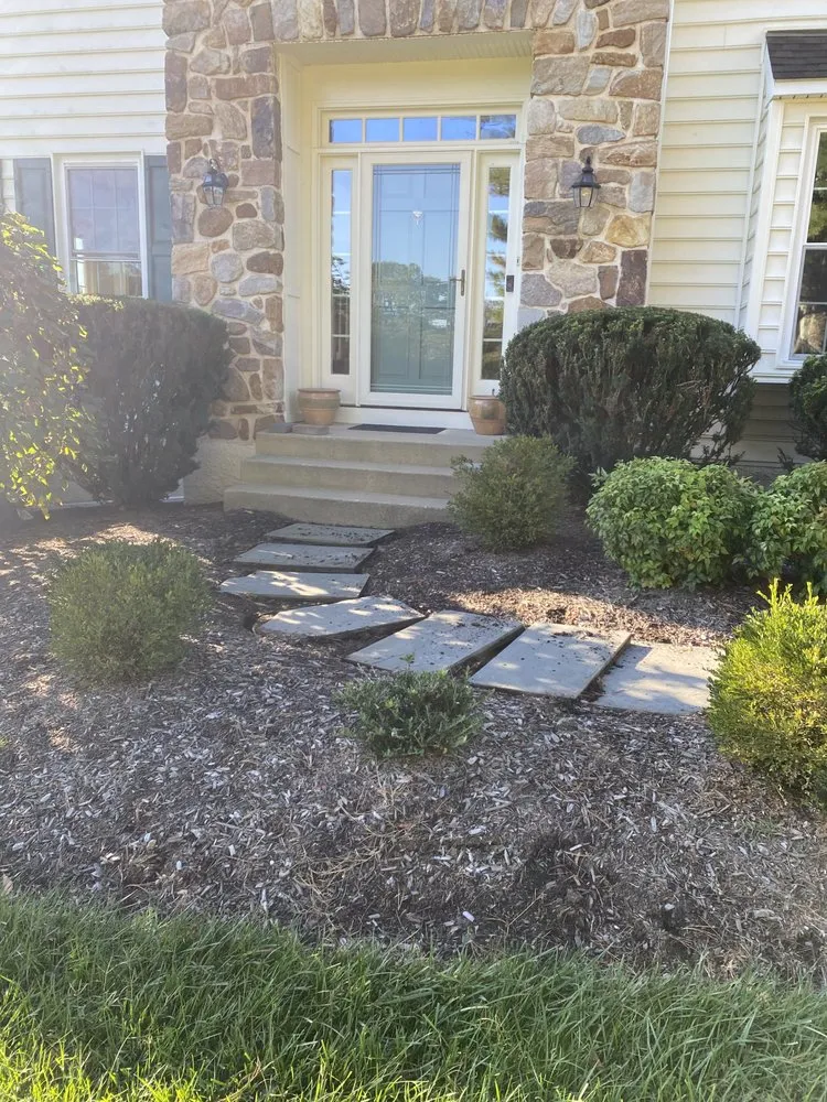 Custom garden landscaping in Quakertown, PA by JPC Property Management