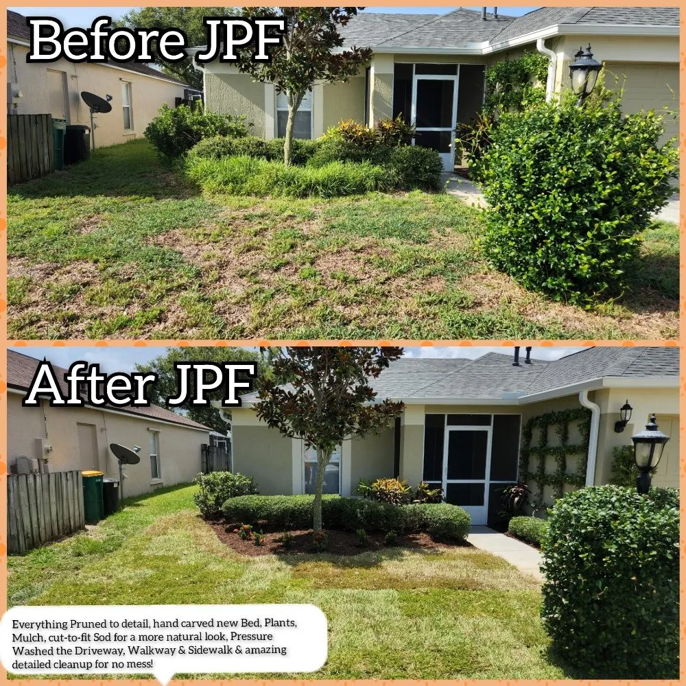 Expert garden landscaping in Melbourne, FL by JPF Property Renewal