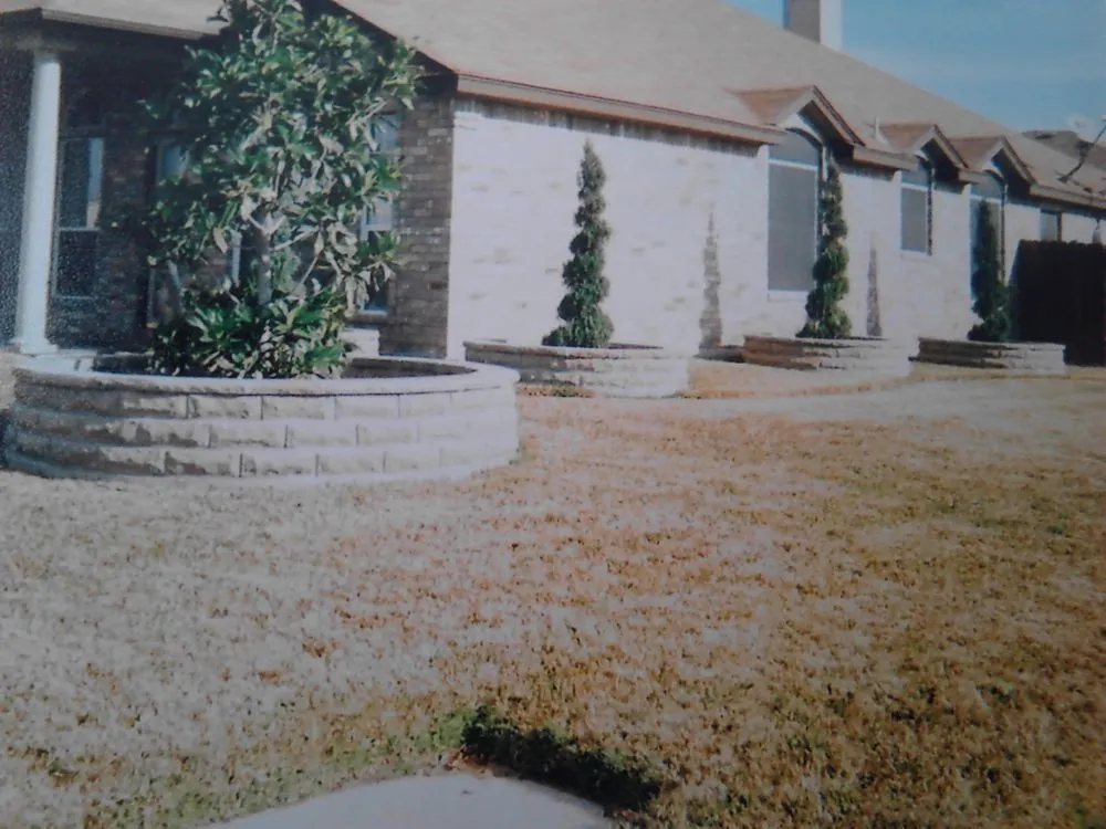 Local yard cleanup service with custom design in Belton, TX by JPR Masonry & Landscape