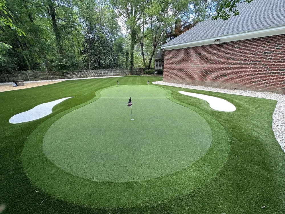 Affordable landscape installation for residential properties in Atlantic Beach, SC by JP’s Custom Turf & Landscaping