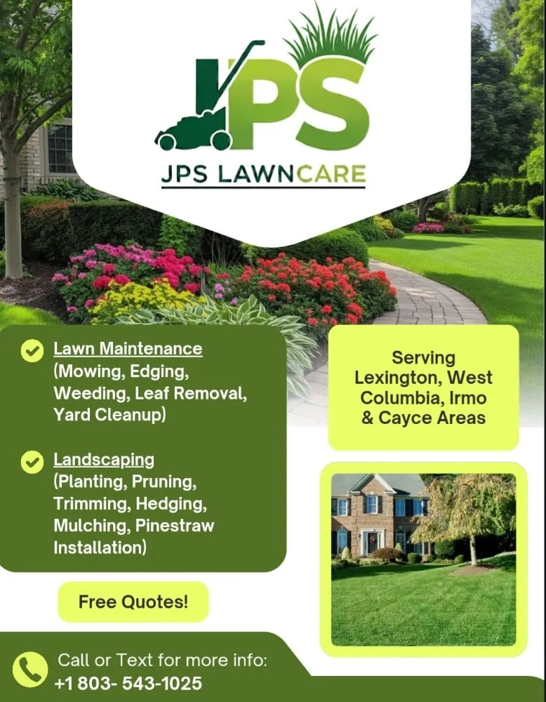 Reliable lawn care service for beautiful yards across Lexington, SC - JPS Lawncare