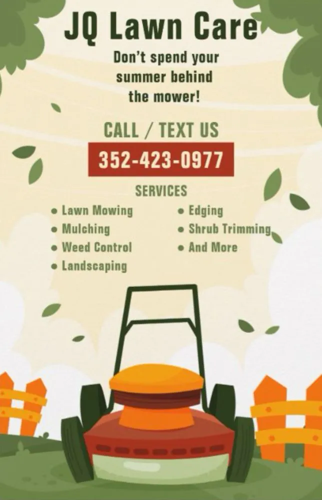 Affordable yard maintenance experts serving Wildwood, FL - JQ Lawn Care