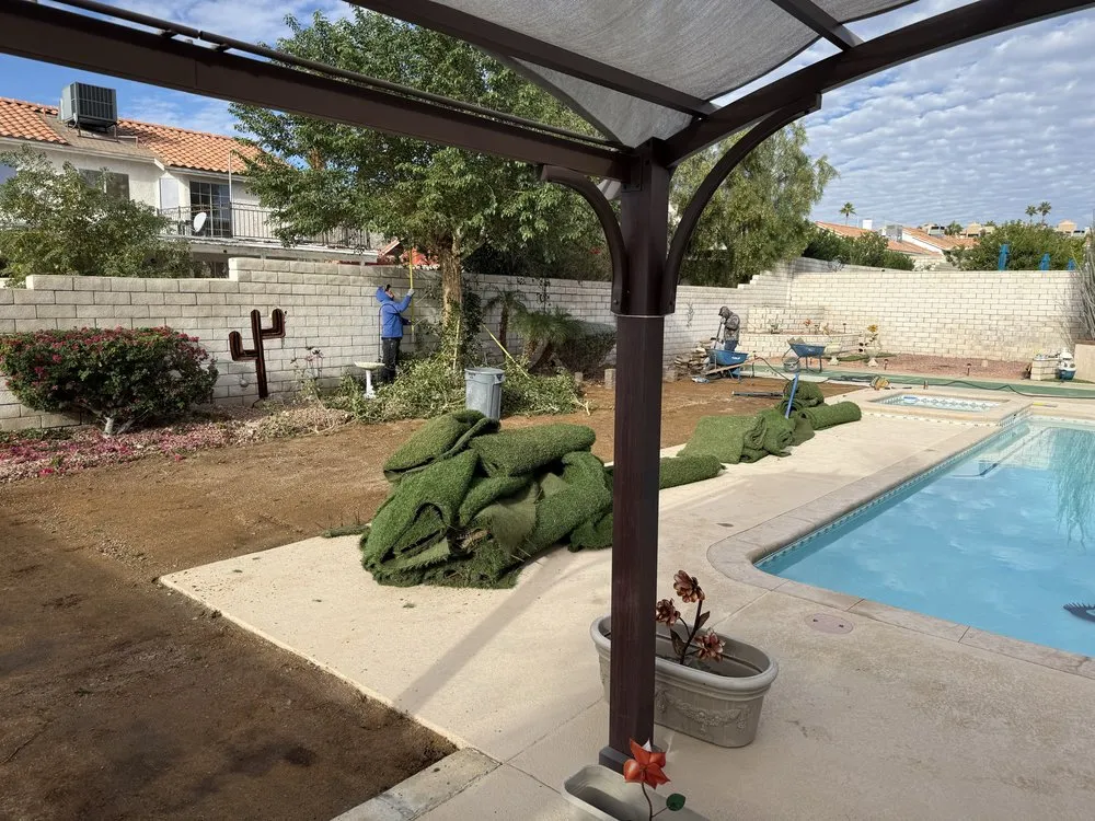 Top-rated landscape installation in Las Vegas, NV by Jr & Vargas Landscaping Services and Maintenance LLC