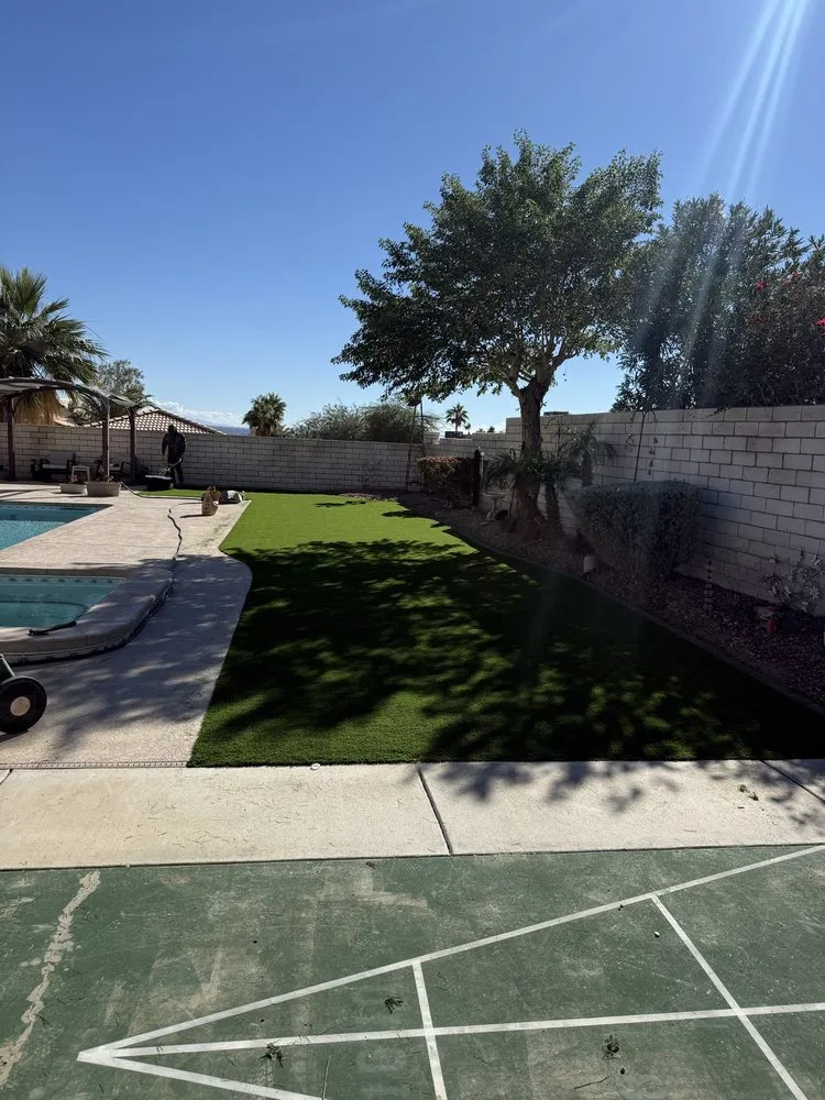 Professional landscape design for beautiful yards in Las Vegas, NV by Jr & Vargas Landscaping Services and Maintenance LLC