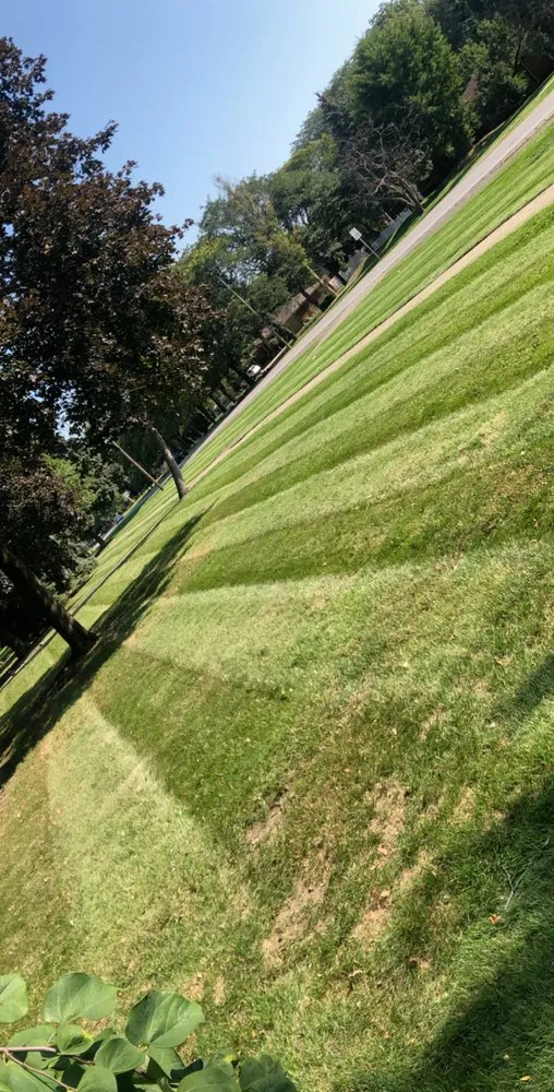 Professional lawn mowing service in Flat Rock, MI by J.R. And Sons Services