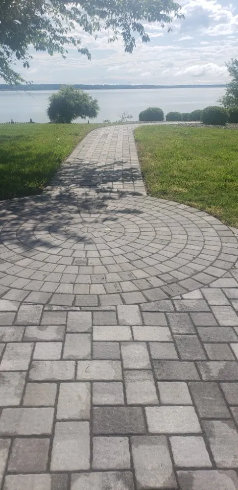 Custom landscape installation in Lexington Park, MD by J&R Chavez Landscaping