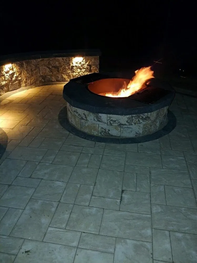 Custom garden landscaping with custom design in Lexington Park, MD by J&R Chavez Landscaping