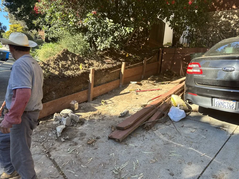 Custom landscape installation in San Carlos, CA - JR Gardening Service