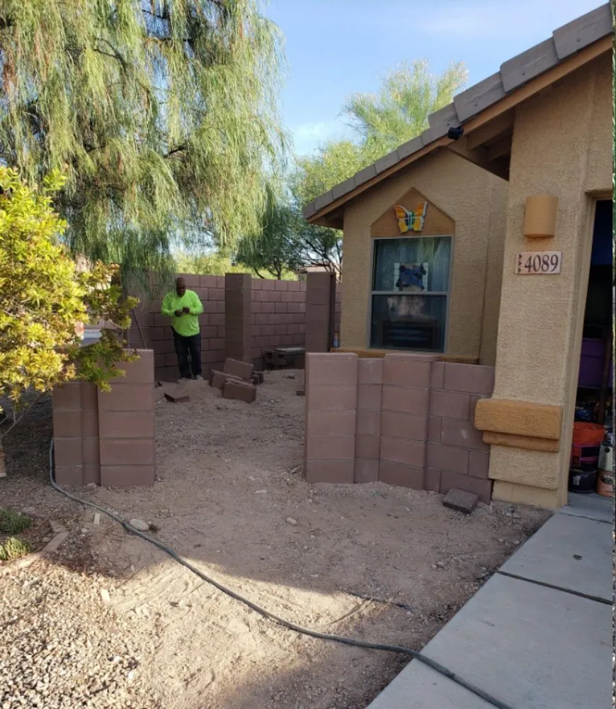 Reliable yard maintenance in Tucson, AZ - J&R Hardscapes
