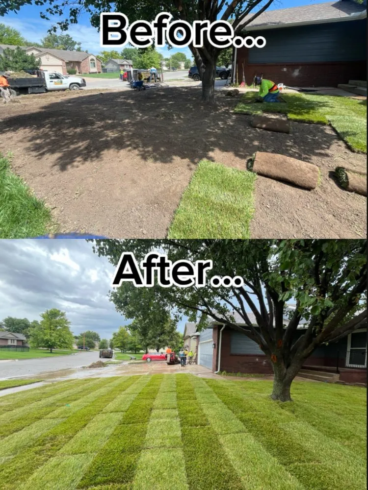 Expert garden landscaping in Wichita, KS by Jr Landscaping & Lawn Service