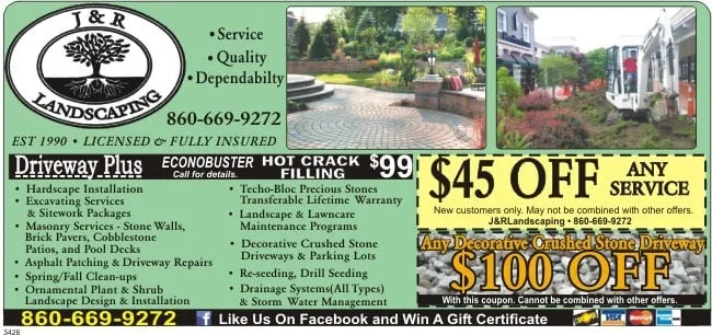 Trusted garden landscaping for year-round maintenance in Clinton, CT by J&R Landscaping