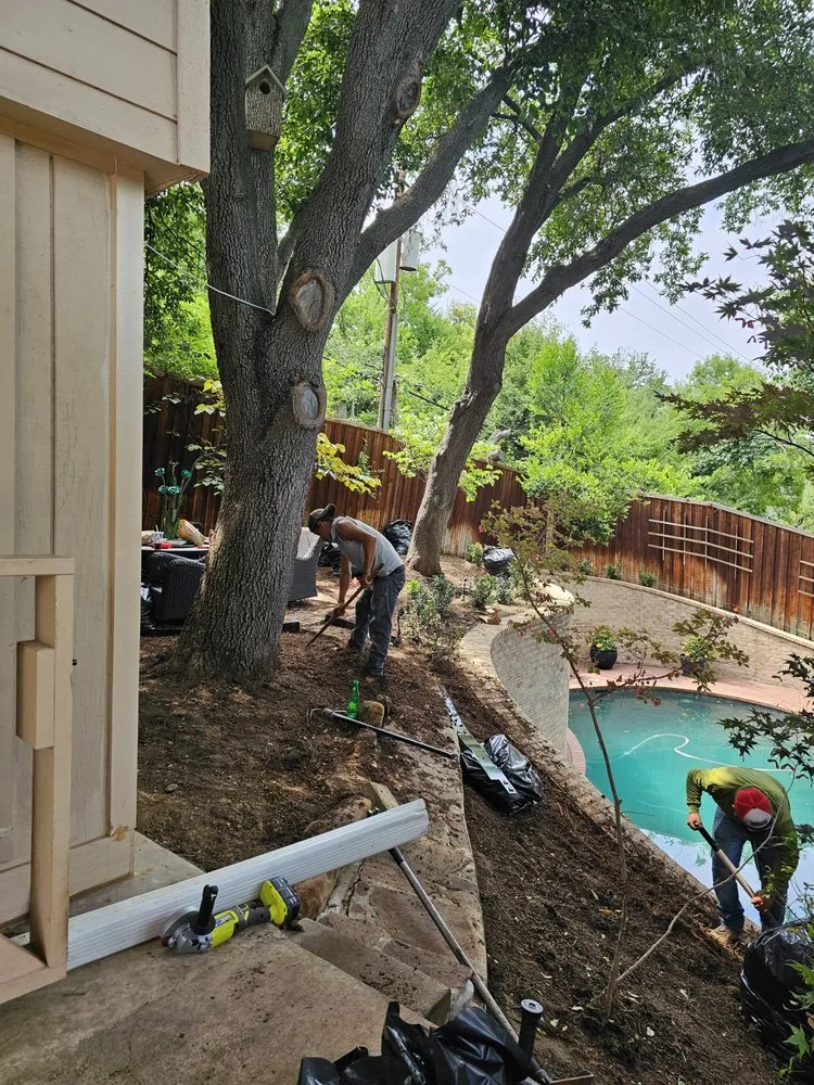 Custom yard cleanup service in Fort Worth, TX - JR Landscaping
