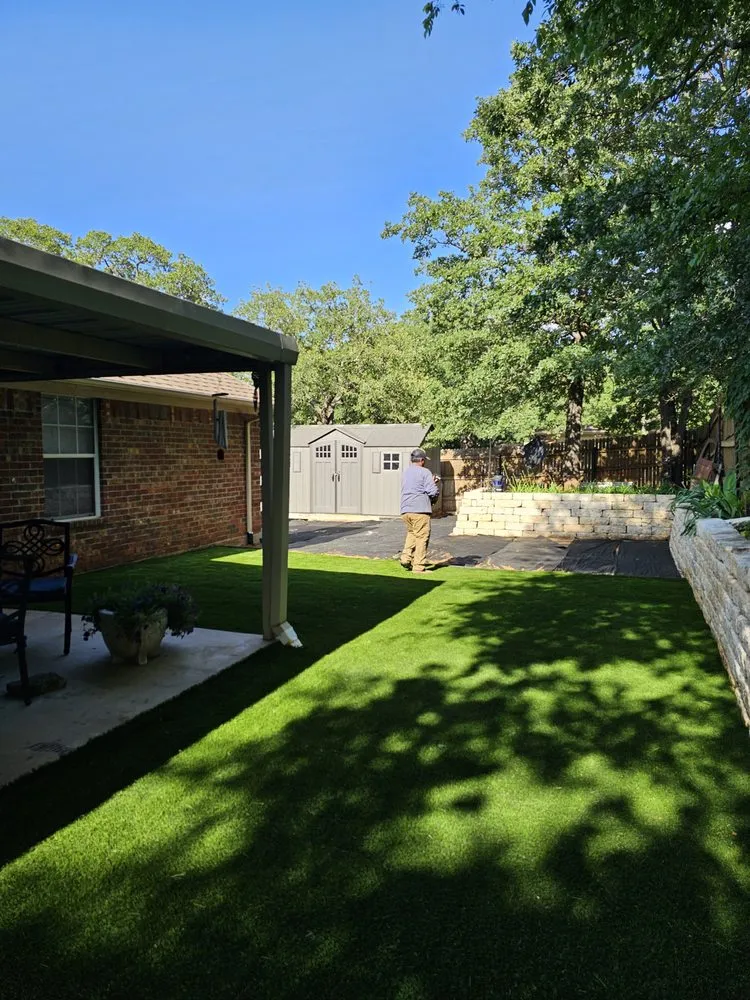 Custom garden landscaping in Fort Worth, TX - JR Landscaping