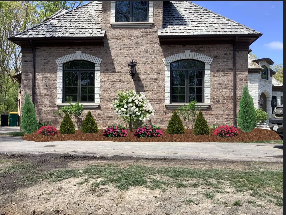 Professional garden landscaping for homes in Chicago, IL by JR Landscaping Service