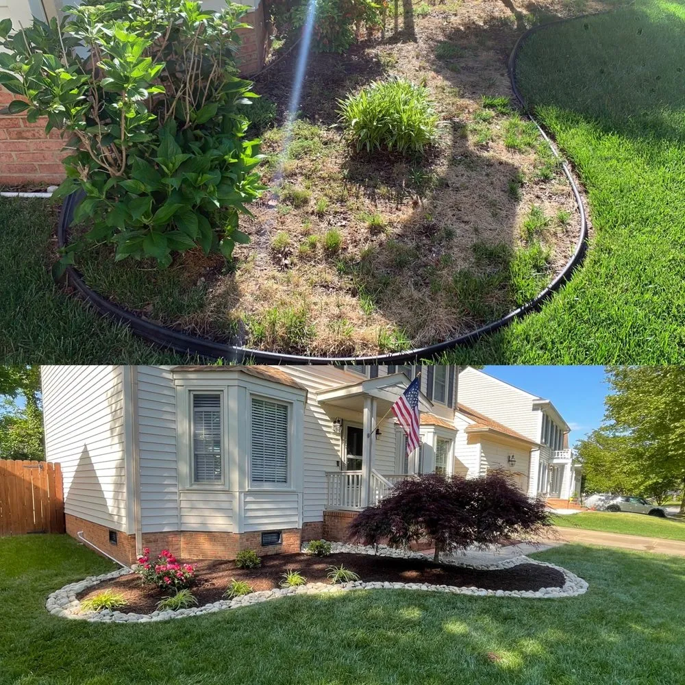 Custom garden landscaping in Virginia Beach, VA - JR Landscaping