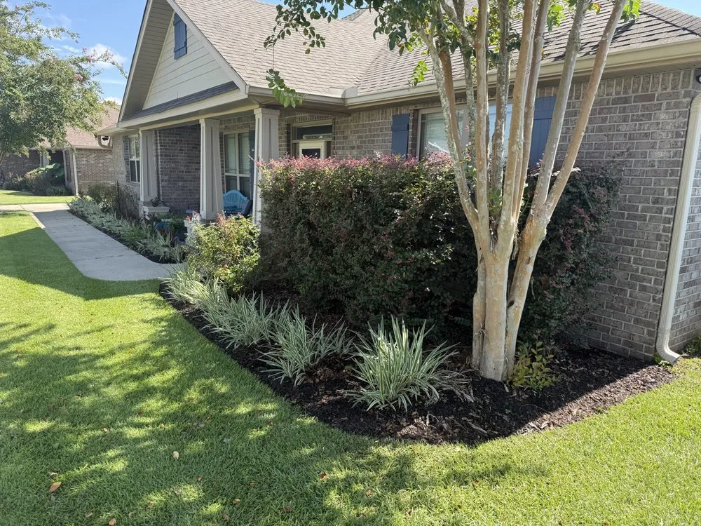 Local landscape installation for beautiful yards in Cantonment, FL by J&R Lawn Service