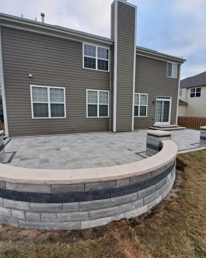 Reliable lawn mowing service for outdoor upgrades in Elgin, IL by JR Pavers & Landscaping