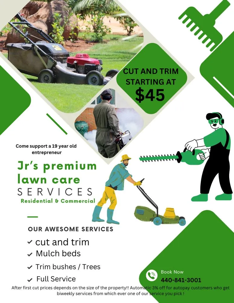 Top-rated residential landscaping with custom design across Cleveland, OH - Jr’ Premium Lawn Care