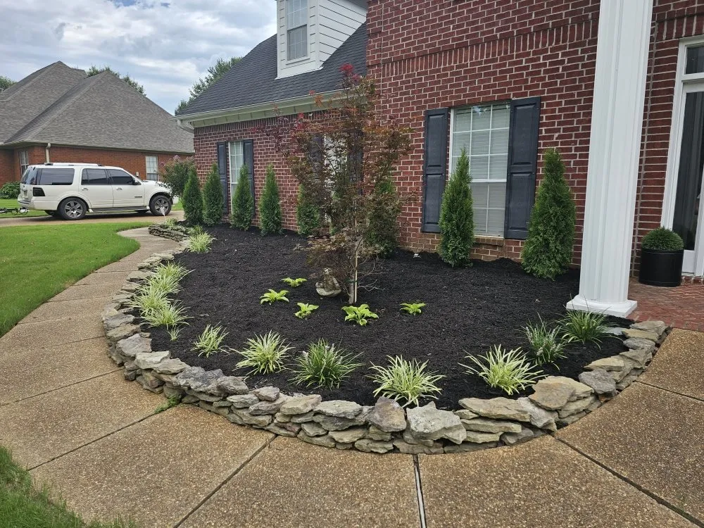 Custom outdoor landscaping for residential properties across Memphis, TN - JR Rosales Landscape