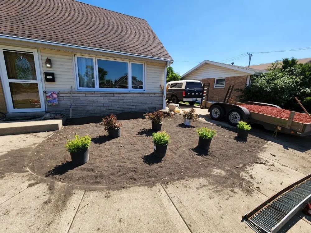 Top-rated outdoor landscaping for year-round maintenance in Burbank, IL by JRB landscaping and snowplowing