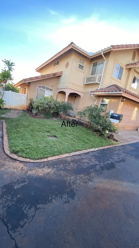 Local landscape installation in Kapolei, HI by JRC yard/landscaping services