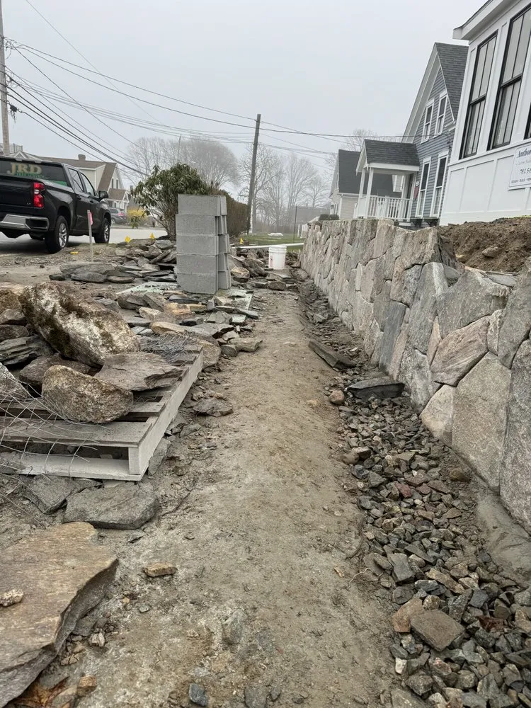 Professional residential landscaping with custom design in Rockland, MA by JRD Contracting Services