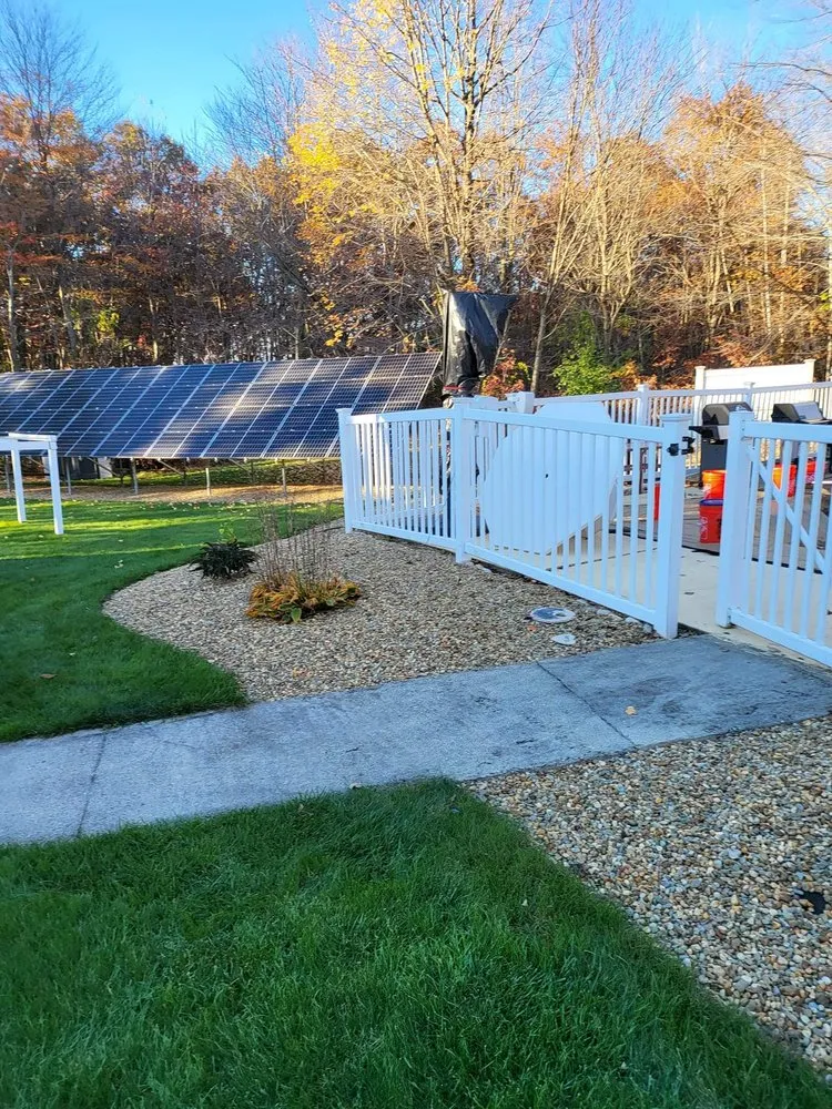 Custom outdoor landscaping for homes in Derry, NH by JRG Exterior Home And Yard