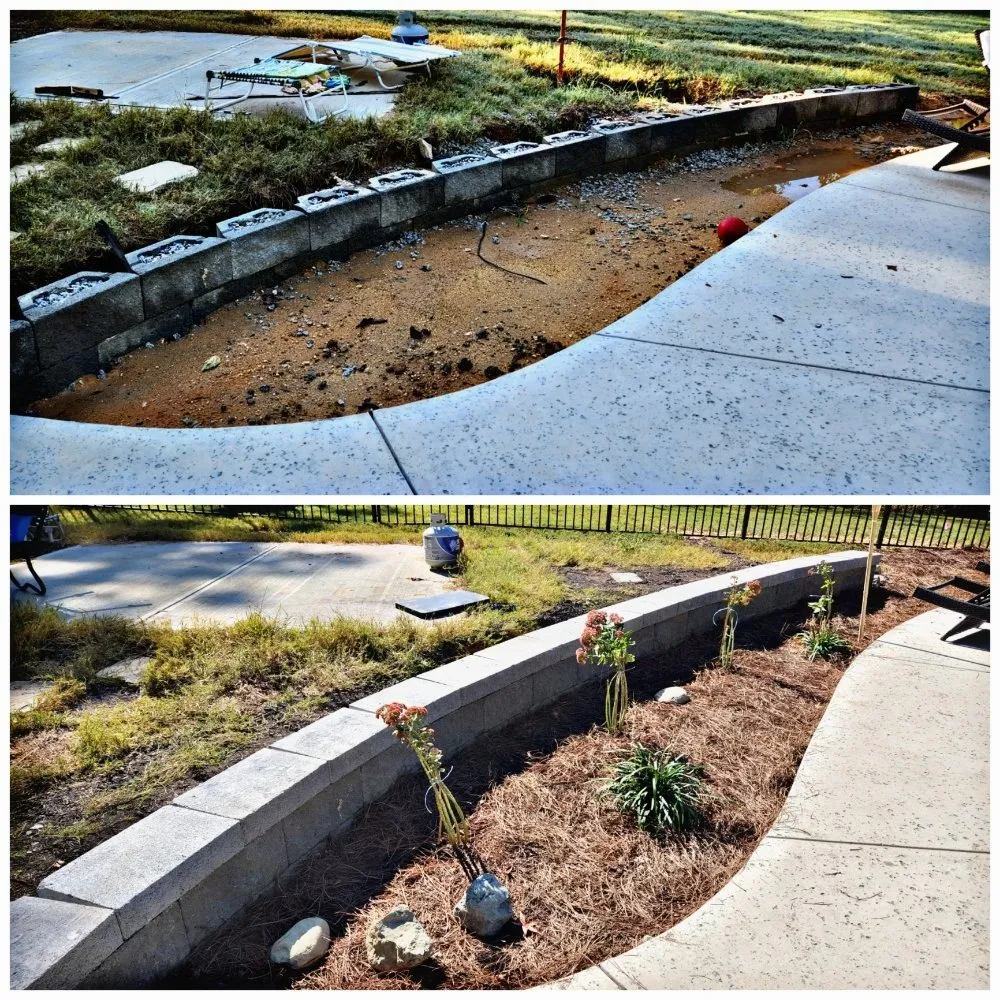 Local landscape installation in Augusta, GA by JRL Services