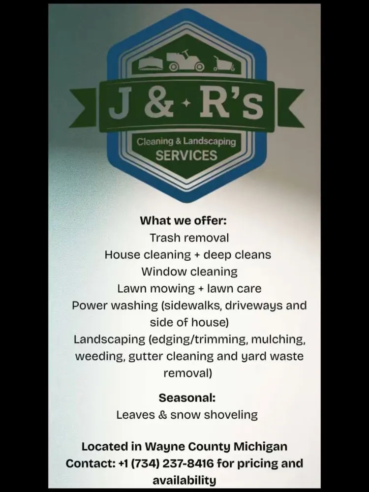 Local yard maintenance in Westland, MI by J&R's Cleaning and Landscaping services