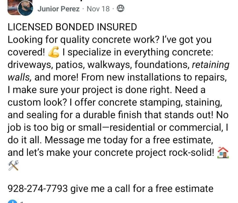 Expert landscape installation in Sedona, AZ by Jr's Concrete Landscape And Tree Service