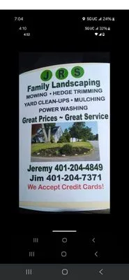 JRs Family Landscaping