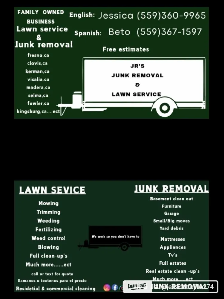 Affordable garden landscaping in Fresno, CA - Jr's Junk Removal & Lawn Service