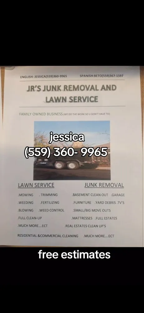 Trusted outdoor landscaping for residential properties across Fresno, CA - Jr's Junk Removal & Lawn Service