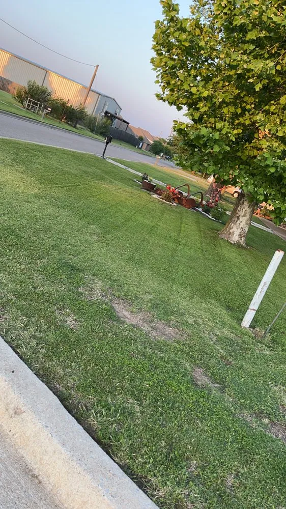 Professional lawn mowing service for residential properties across Moore, OK - JRS landscaping