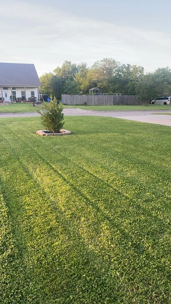 Custom outdoor landscaping with custom design across Moore, OK - JRS landscaping