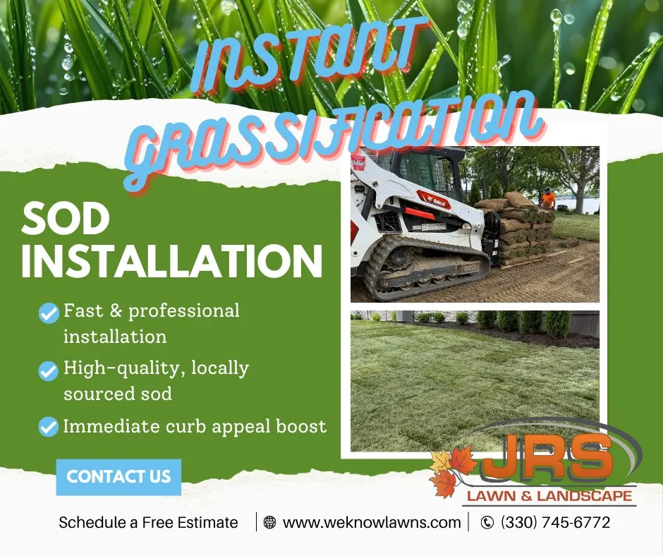 Affordable yard maintenance with custom design in Akron, OH by JRS Lawn & Landscape