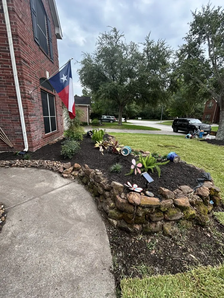 Professional yard maintenance for beautiful yards in Liberty, TX by JR's Lawn Care & Landscaping