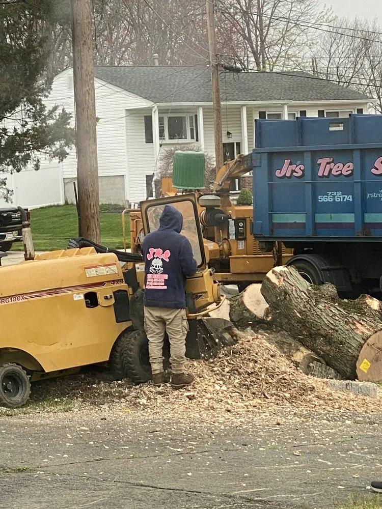 Custom outdoor landscaping in Cliffwood, NJ by JRS Tree Service