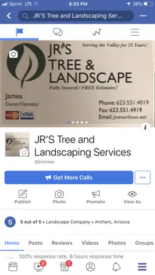 Jr's Tree Service Logo