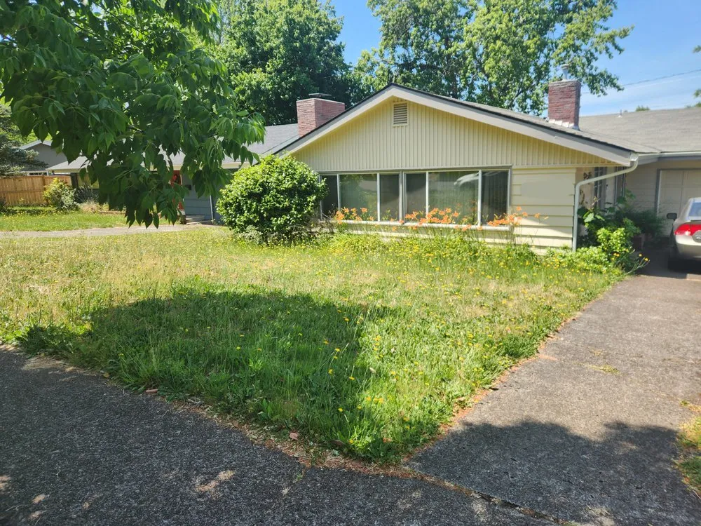 Professional lawn mowing service in Eugene, OR by J's Custom Yard Care