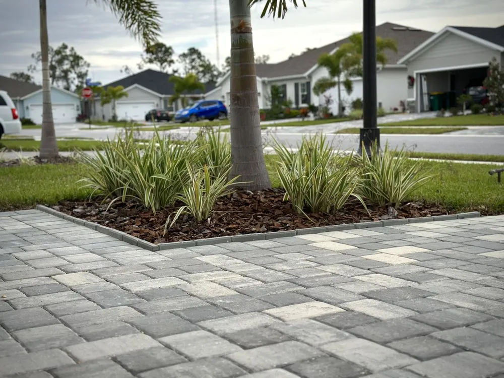 Trusted garden landscaping with custom design in North Port, FL by J's Landscaping