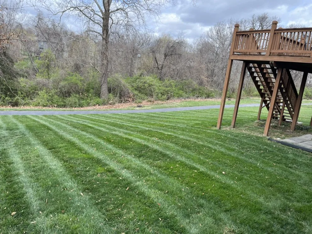 Professional garden landscaping with custom design in Liberty, MO by JS Lawn and Landscape