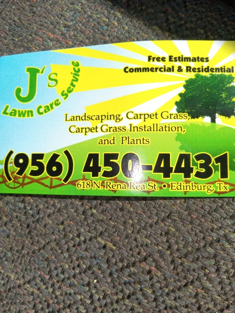 Trusted outdoor landscaping experts serving Edinburg, TX - J's Lawn Care Service