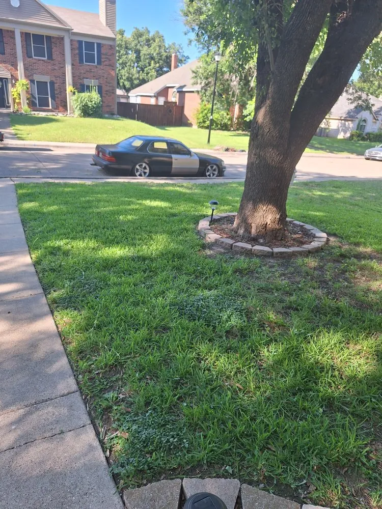Affordable landscape installation in Cedar Hill, TX by J's Lawn Service