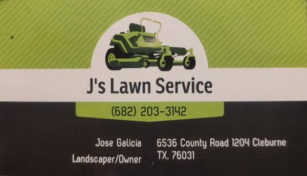 J's Lawn Service Logo